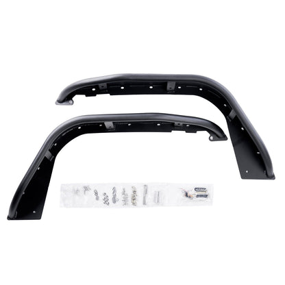 Combat Off Road Jeep JL/JLU Wrangler Black Aluminum Fenders - Front Pair