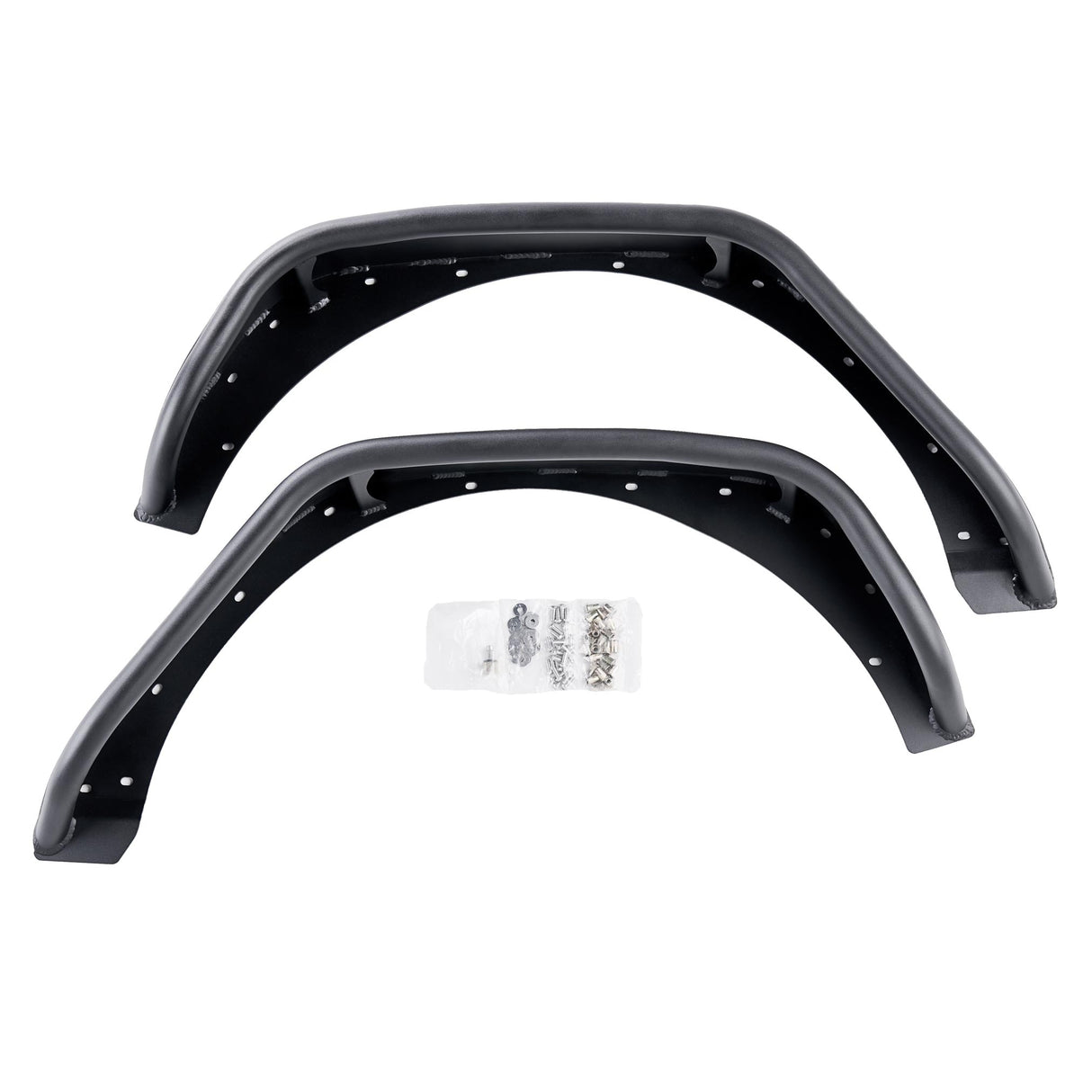 Combat Off Road Jeep JL/JLU Wrangler Black Aluminum Fender - Rear Pair