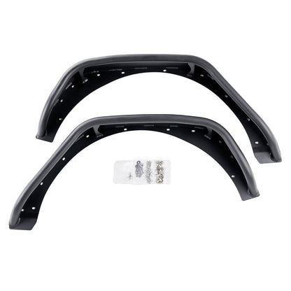 Combat Off Road Jeep JL/JLU Wrangler Black Aluminum Fender - Rear Pair