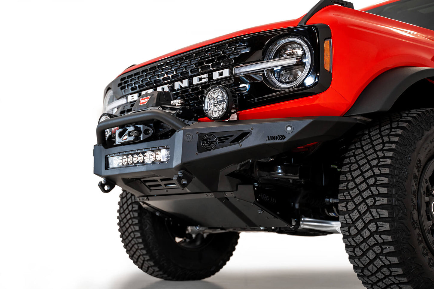 Addictive Desert Designs Bronco Rock Fighter Front Bumper (2021-2025)