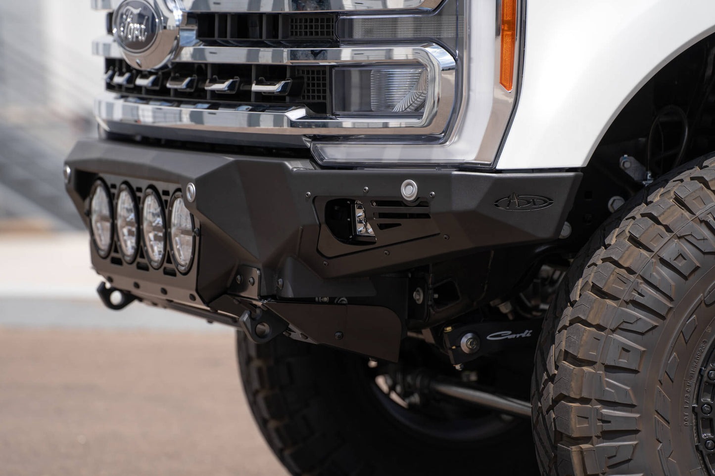 Addictive Desert Designs Super Duty | Bomber Front Bumper (Rigid) (2023-2025)