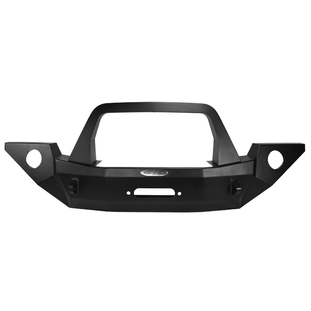 Rock Slide Engineering Jeep JL/JT Full Front Bumper For 18-Pres Wrangler JL/Gladiator Rigid Series Complete With Winch Plate