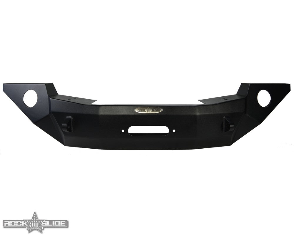 Rock Slide Engineering Jeep JL/JT Full Front Bumper Rigid Series With Winch Plate No Bull Bar (2018-Present)
