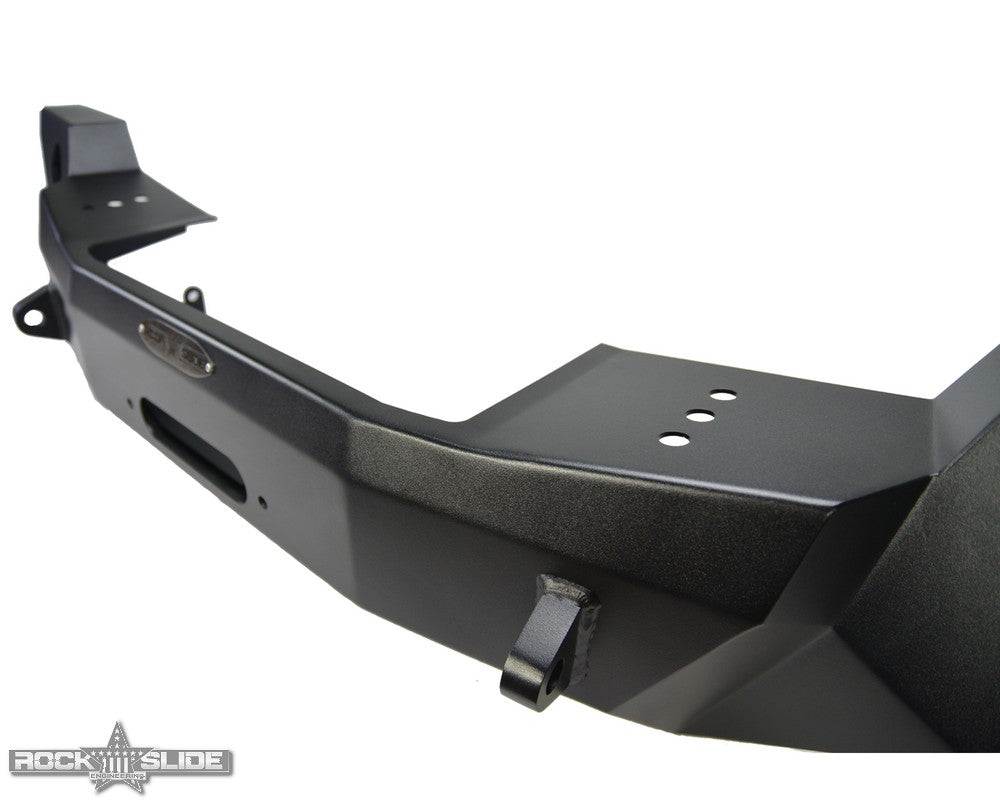 Rock Slide Engineering Jeep JL/JT Full Front Bumper Rigid Series With Winch Plate No Bull Bar (2018-Present)