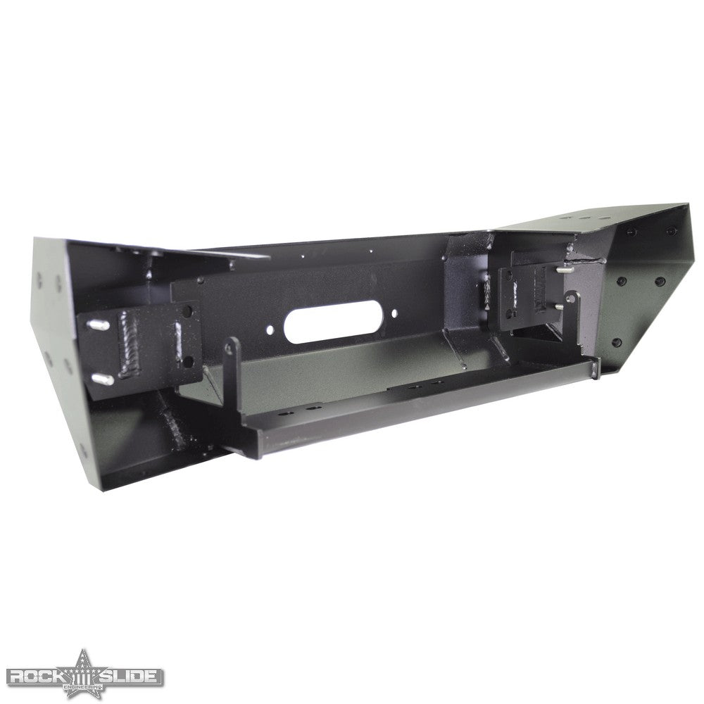 Rock Slide Engineering Jeep JK Shorty Front Bumper For 07-18 Wrangler JK Complete With Winch Plate Rigid Series