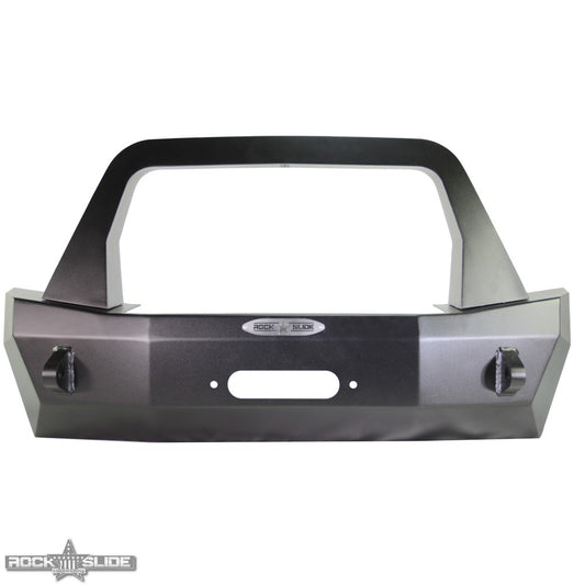Rock Slide Engineering Jeep JL Shorty Front Bumper For 18-Pres Wrangler JL Complete With Winch Plate Rigid Series