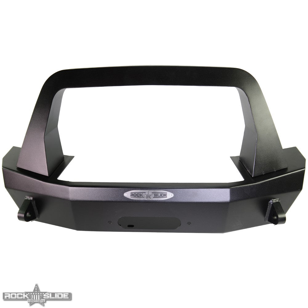 Rock Slide Engineering Jeep JL Shorty Front Bumper For 18-Pres Wrangler JL Complete With Winch Plate Rigid Series