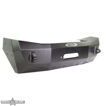 Rock Slide Engineering Jeep JK Shorty Front Bumper For 07-18 Wrangler JK With Winch Plate No Bull Bar Rigid Series