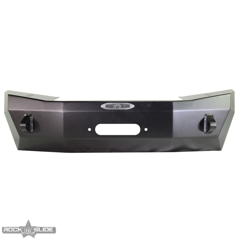 Rock Slide Engineering Jeep JL Shorty Front Bumper For 18-Pres Wrangler JL With Winch Plate No Bull Bar Rigid Series