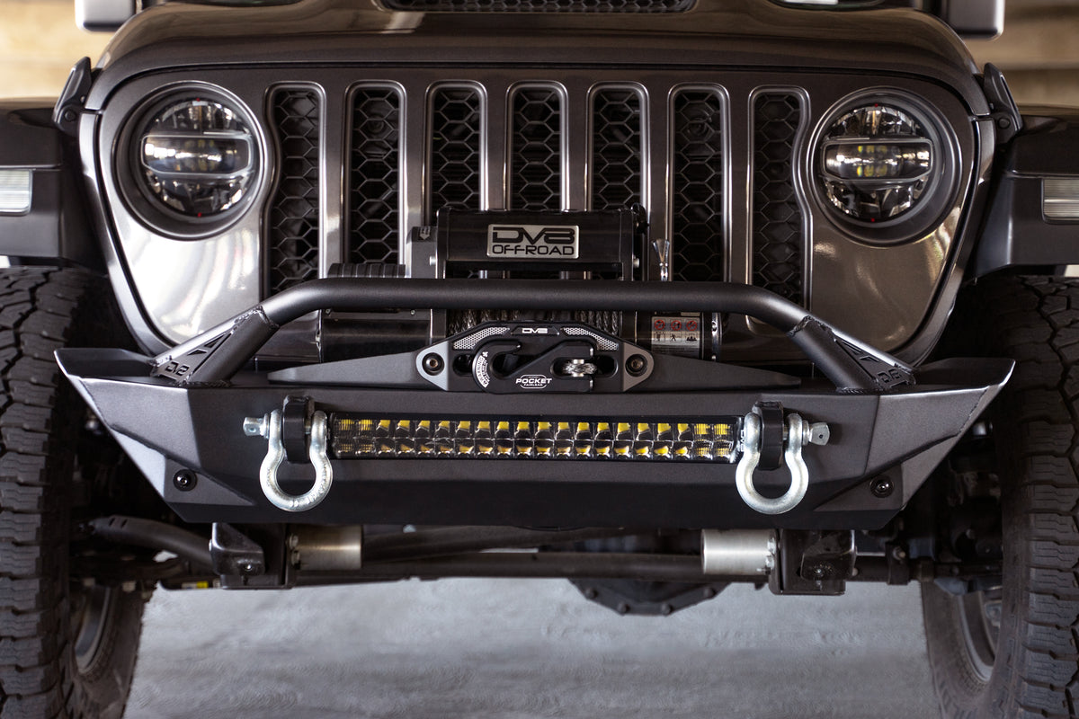 DV8 Offroad Jeep Wrangler JK/JL & JT FS-1 Series Stubby Front Bumper