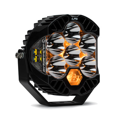 Baja Designs Clear/Amber LP6 Pro LED Auxiliary Light Pod