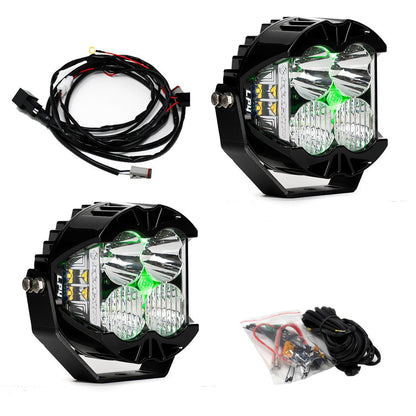 Baja Designs Clear/Green LP4 Pro LED Auxiliary Light Pod Pair