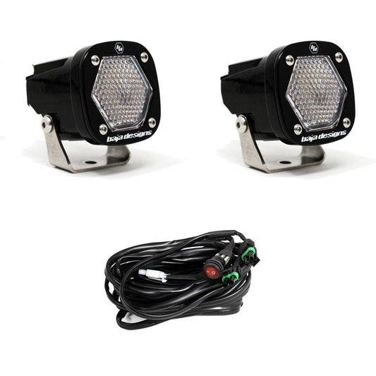 Baja Designs S1 Black LED Auxiliary Light Pod Pair