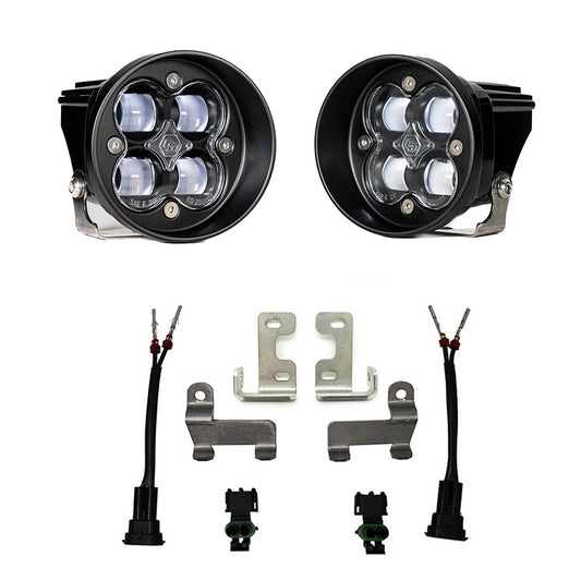 Baja Designs Clear Toyota Squadron-R SAE Fog Pocket Light Kit - Toyota 2010-24 4Runner; 2012-23 Tacoma; 2014-21 Tundra