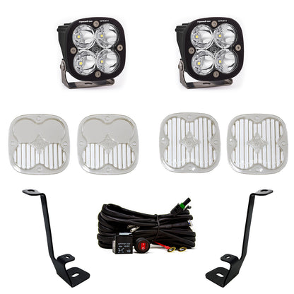 Baja Designs Clear Ford Squadron Sport A-Pillar Light Kit - Ford 2021-22 F-150