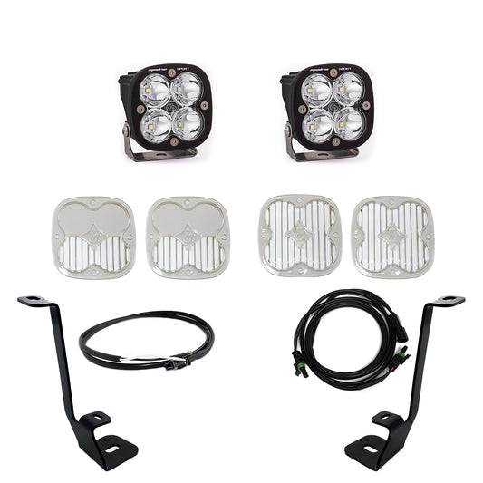 Baja Designs Clear Squadron Sport A-Pillar 21-22 F150 Light Kit