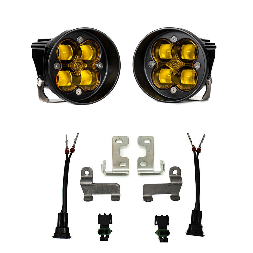 Baja Designs Amber Toyota Squadron-R SAE Fog Pocket Light Kit - Toyota 2016-21 RAV4; 2014-19 Highlander