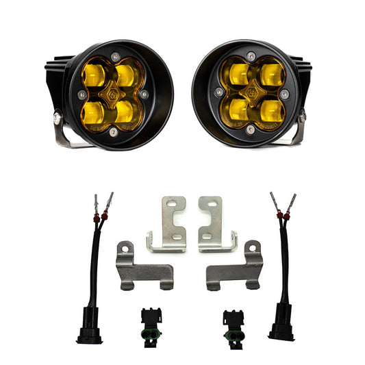 Baja Designs Amber Toyota Squadron-R SAE Fog Pocket Light Kit - Toyota 2016-21 RAV4; 2014-19 Highlander