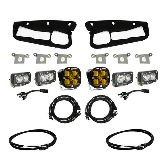 Baja Designs Amber SAE Fog Pocket Kit w/ Upfitter 21+ Bronco