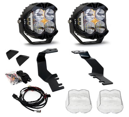 Baja Designs Clear Toyota LP4 Pro A-Pillar Light Kit - Toyota 2022-On Tundra, 2023-On Sequoia
