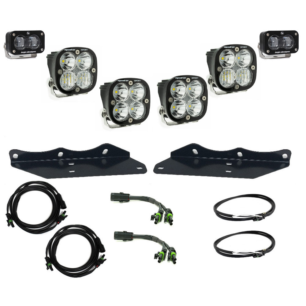 Baja Designs Ford Raptor Squadron/S2 SAE “Sportsman” Fog Pocket Light Kit - Ford 2017-20 F-150; NOTE: Raptor