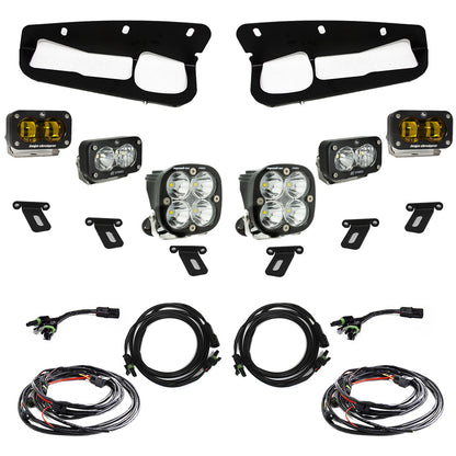 Baja Designs Ford Bronco S2 SAE “Pro” Fog Pocket Light Kit - Ford 2021-On Bronco; Steel Bumper