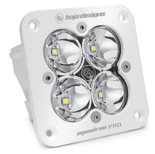 Baja Designs Clear Spot Squadron Pro White Flush Mount LED Auxiliary Light Pod