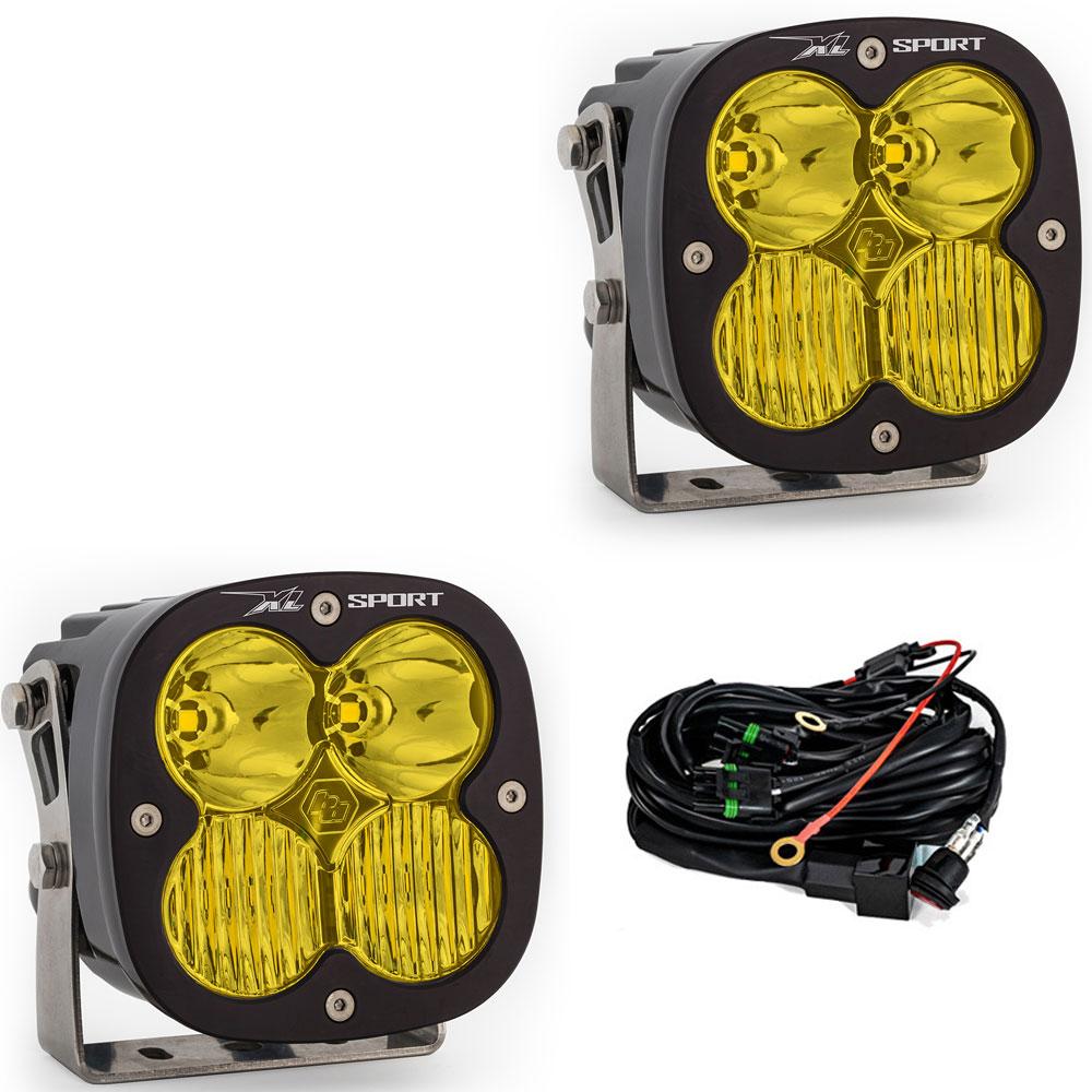 Baja Designs Amber XL Sport LED Auxiliary Light Pod Pair