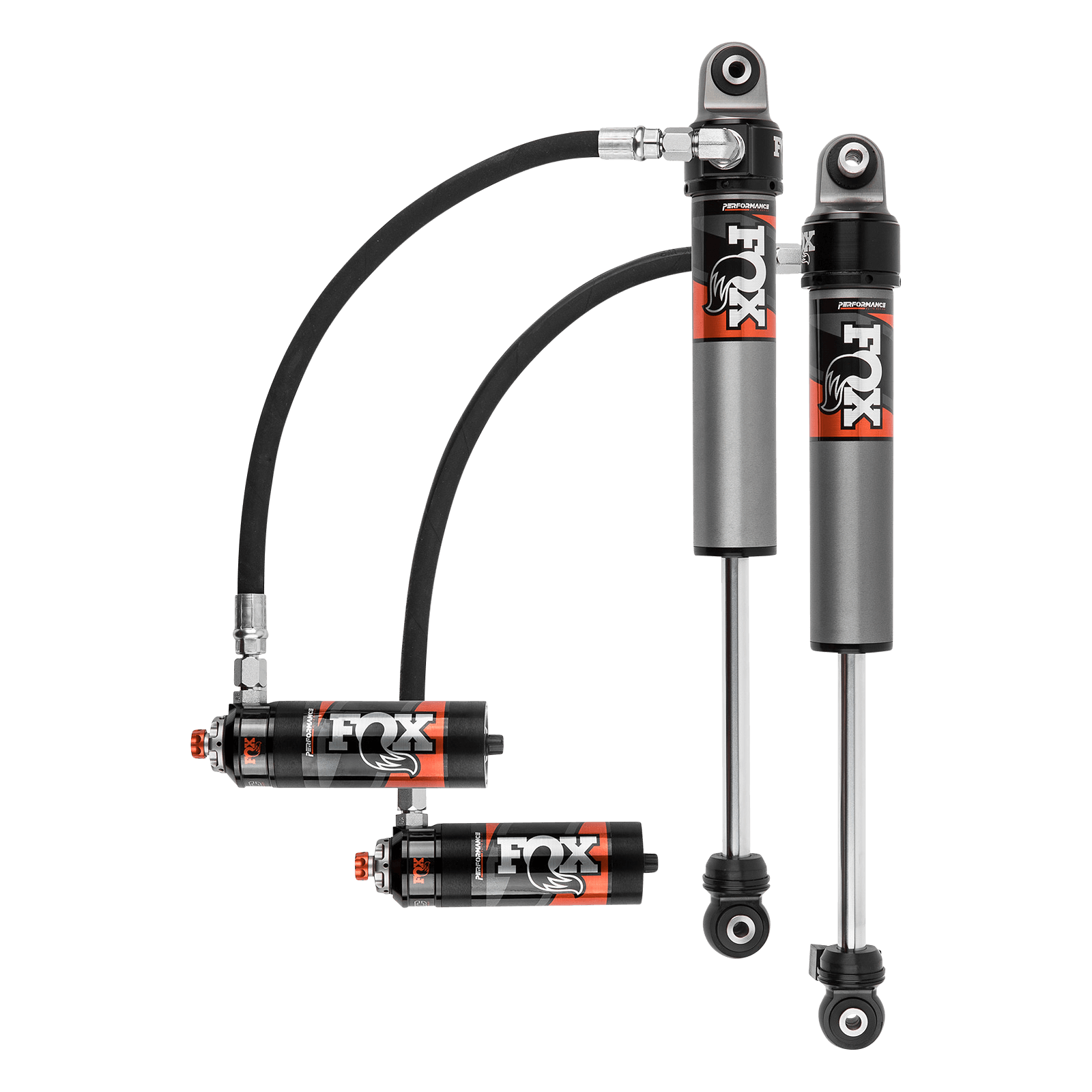 Fox Shocks 18-Up Jeep JL No Mojave Front Performance Elite 2.5 Remote Reservoir 0-1.5 Inch Lift Dual Speed Compression Adjuster