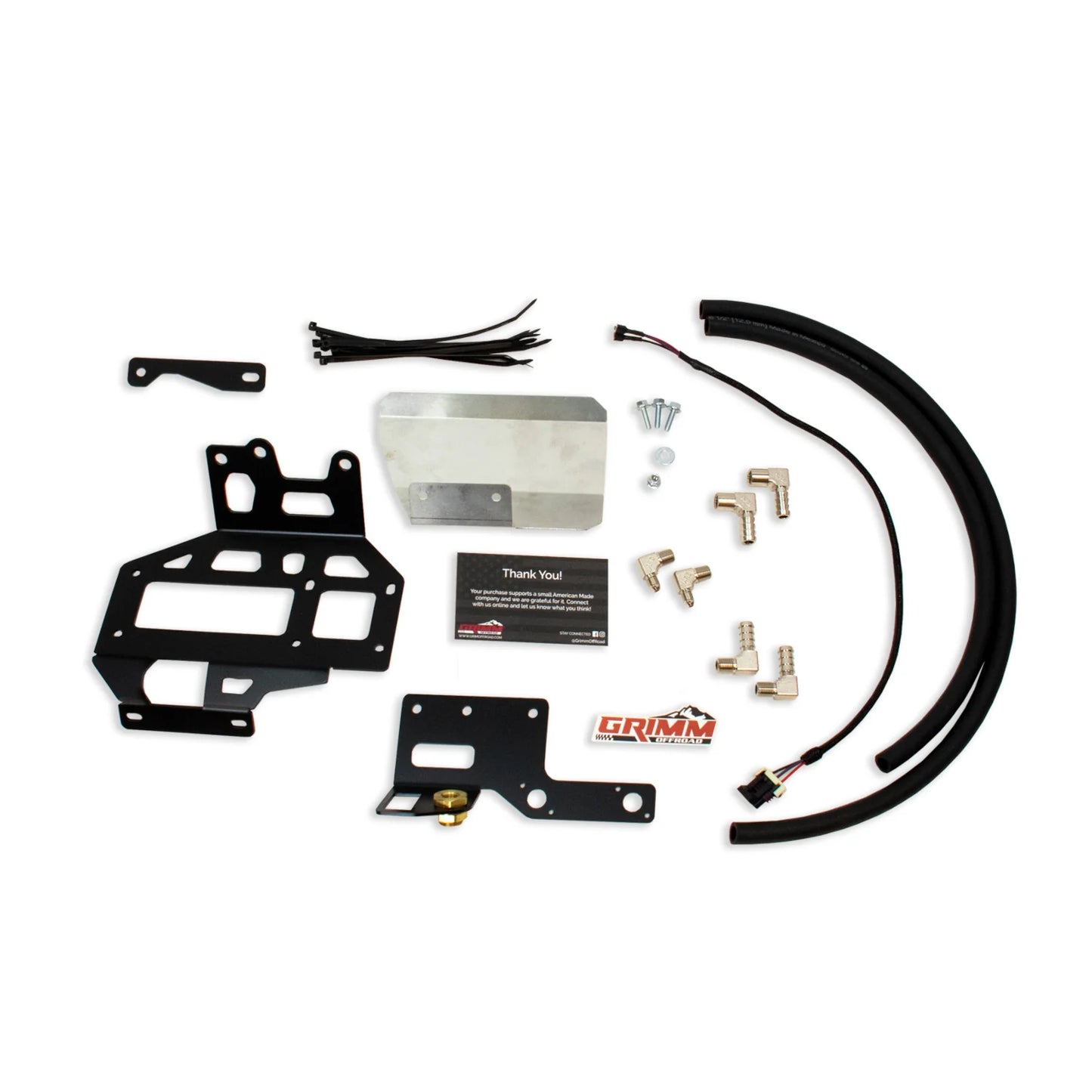 Grimm Offroad ARB Twin Compressor Mounting Bracket Kit JT/JL