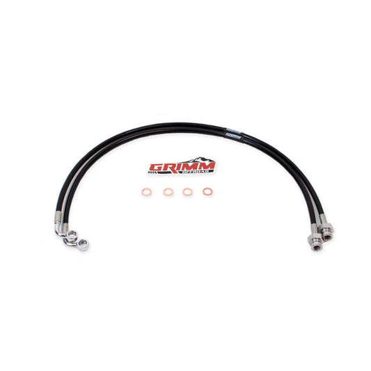 Grimm Offroad Jeep JT Rear Brake Line Kit Black