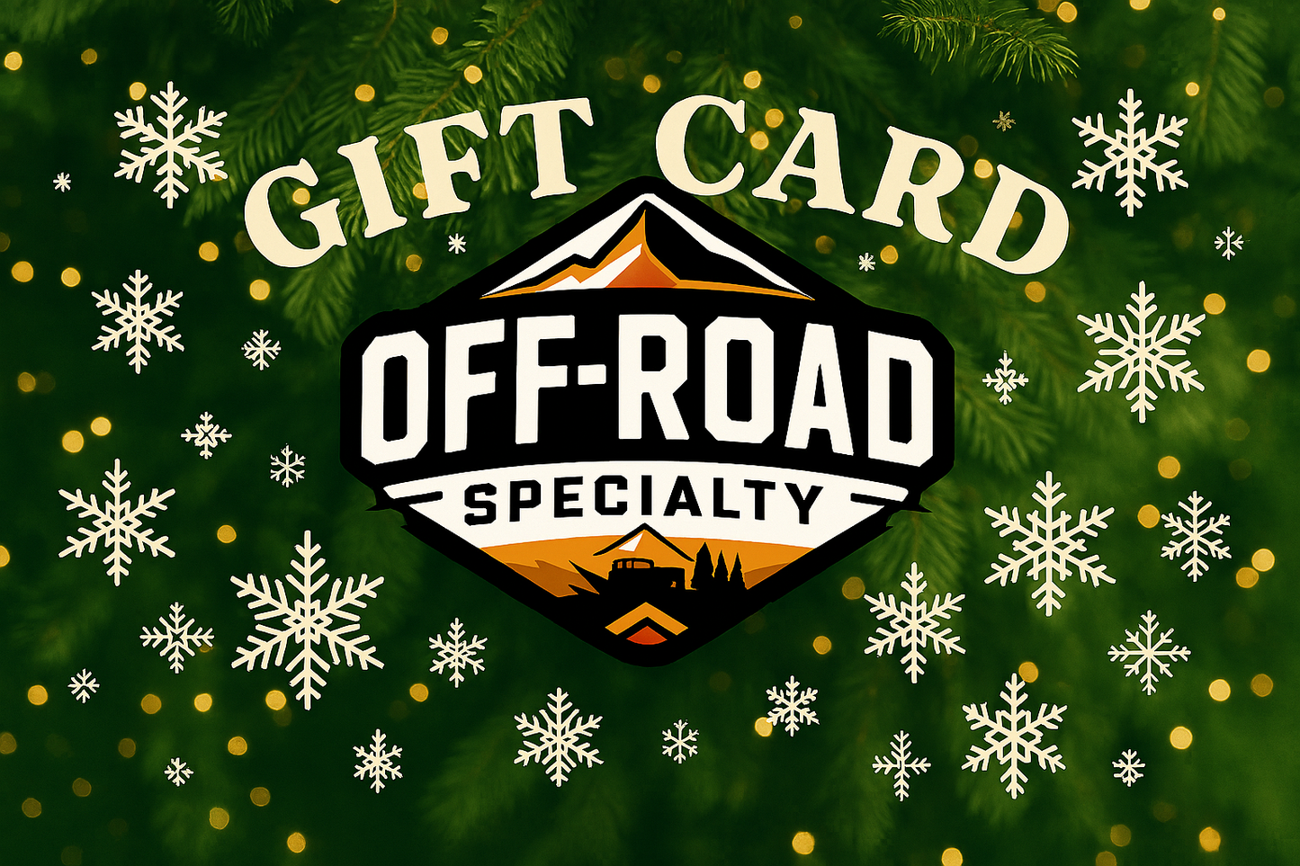 Off-Road Specialty Gift Card
