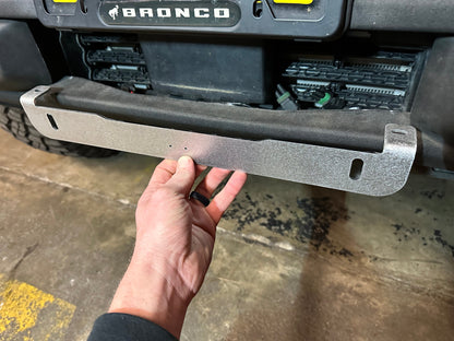 GateKeeper Off-Road 2021+ Ford Bronco Stock Plastic Bumper Dual Light Mount