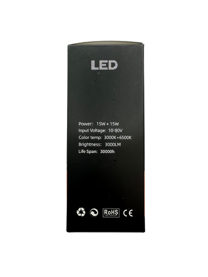 GateKeeper Off-Road "Easy Switch" 3 Function LED Amber/White Pod Lights