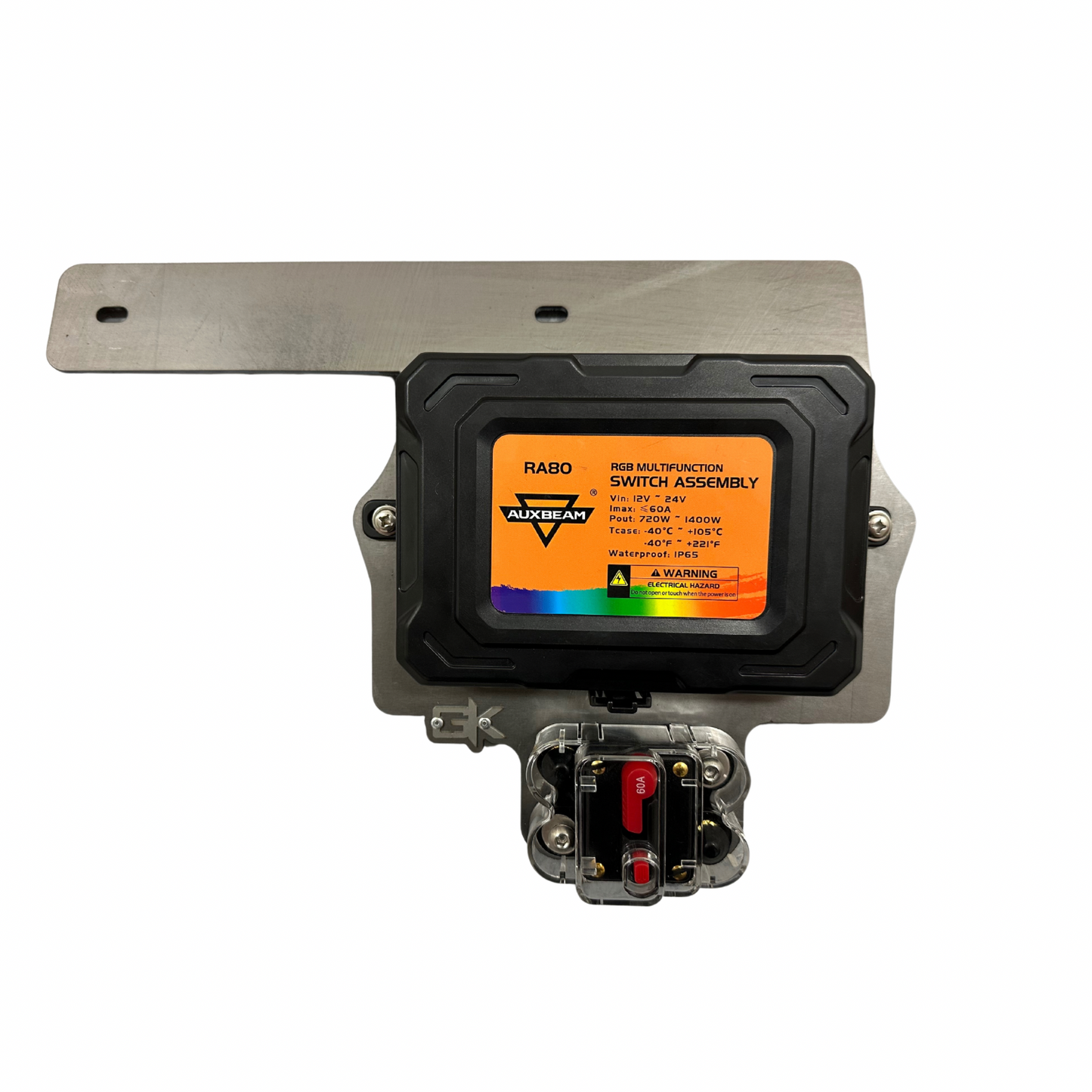 GateKeeper Off-Road 2018-2024 Jeep JL JT Auxbeam Control Box Mount for Wrangler Gladiator