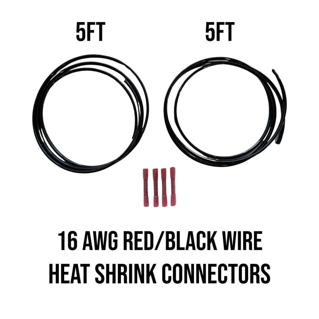 GateKeeper Off-Road 16 AWG "2 Lead" Wire Extension Kit (Red/Black)