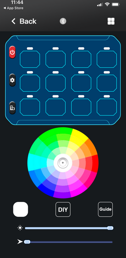 GG Lighting 12-Gang Switch Panel Kit w/ RGB & Bluetooth App Control