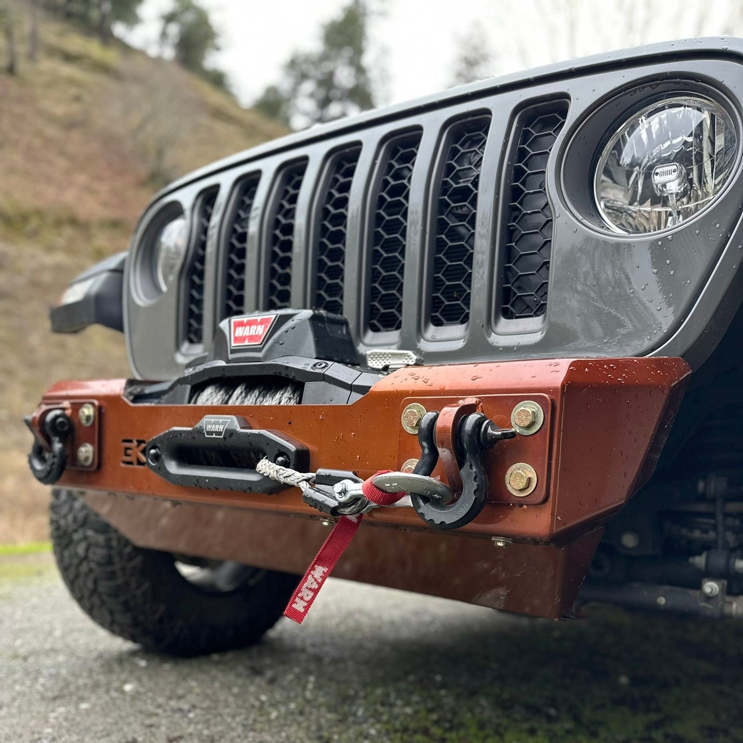GateKeeper Off-Road Jeep JL/JT Gauntlet Front Bumper w/Winch Plate 2018+