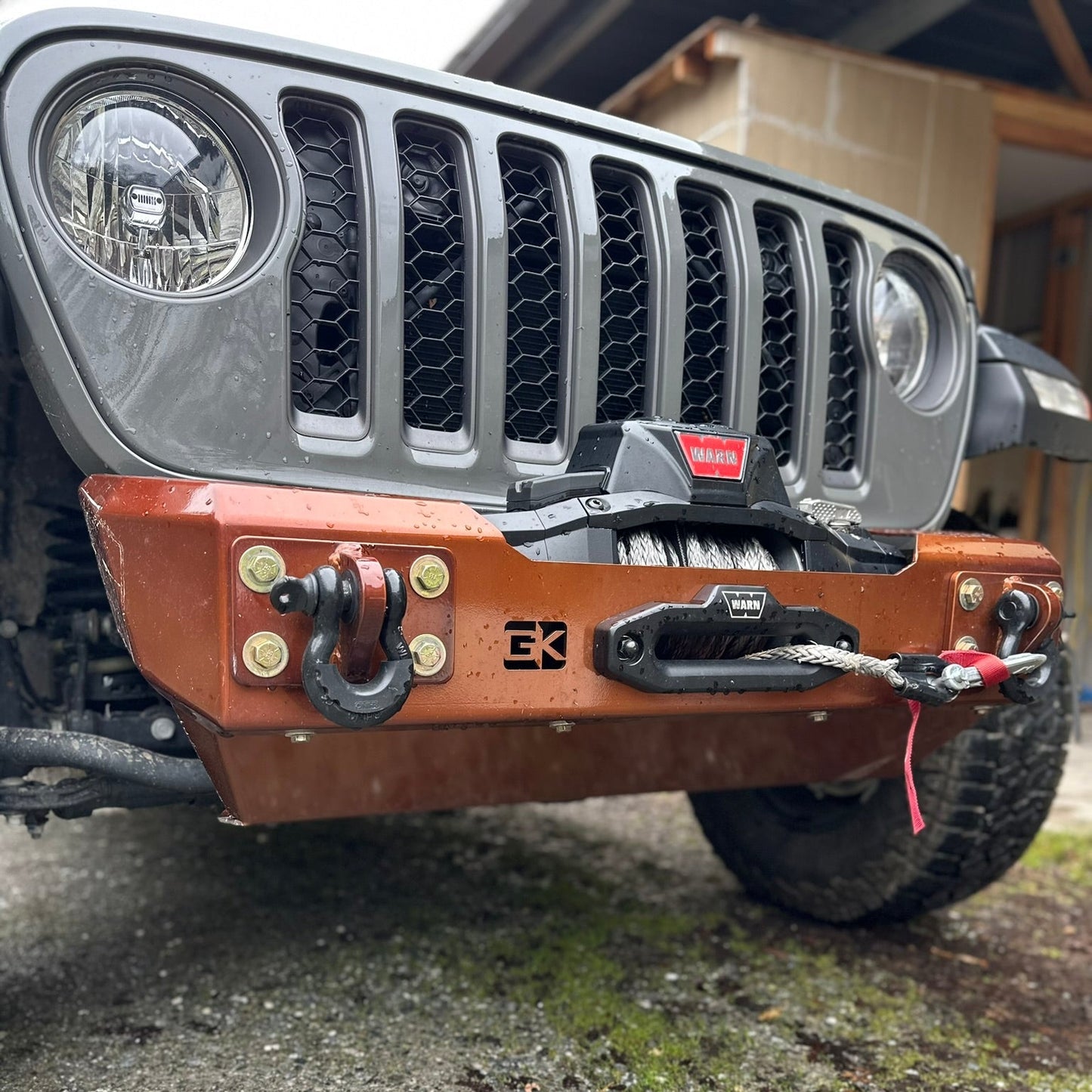 GateKeeper Off-Road Jeep JL/JT Gauntlet Front Bumper w/Winch Plate 2018+