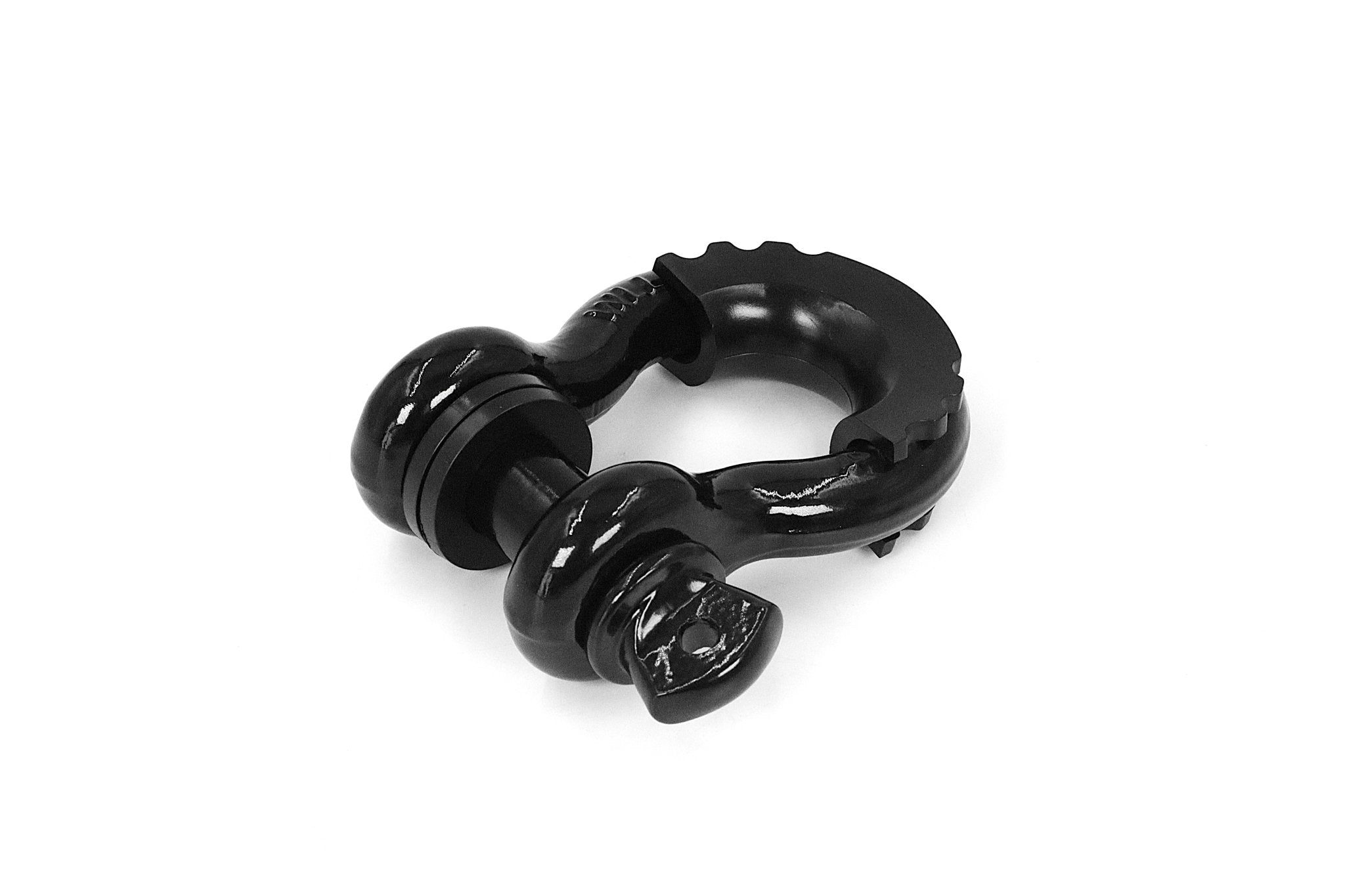 Carbon Offroad 4.75T Bow Shackle – C45 Steel | Anti-Rattle | Black ...