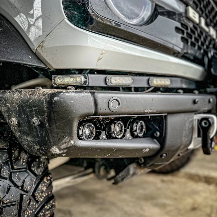Oracle Lighting 2021-2025 Ford Bronco Off Road LASER Auxiliary Lights + LED Fog Light Kit for Steel Bumper