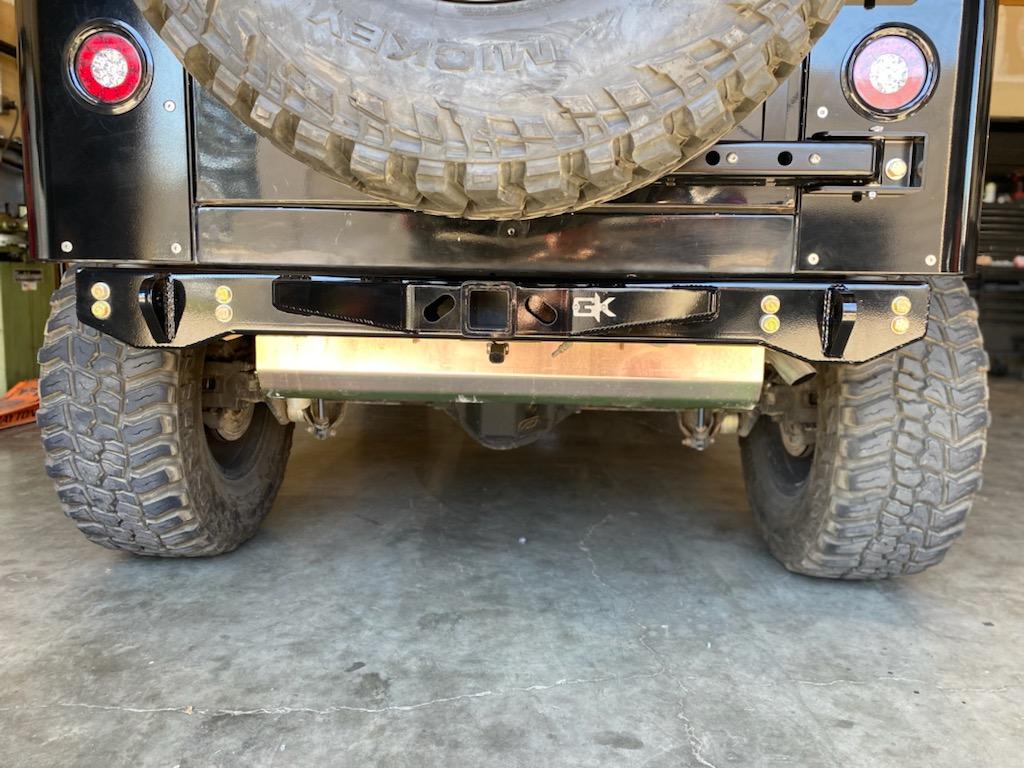 GateKeeper Off-Road Rear Diamond Series Stubby Bumper for Jeep TJ Wrangler