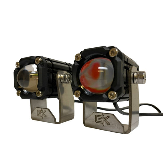 GateKeeper Off-Road "Easy Switch" 3 Function LED Amber/White Pod Lights