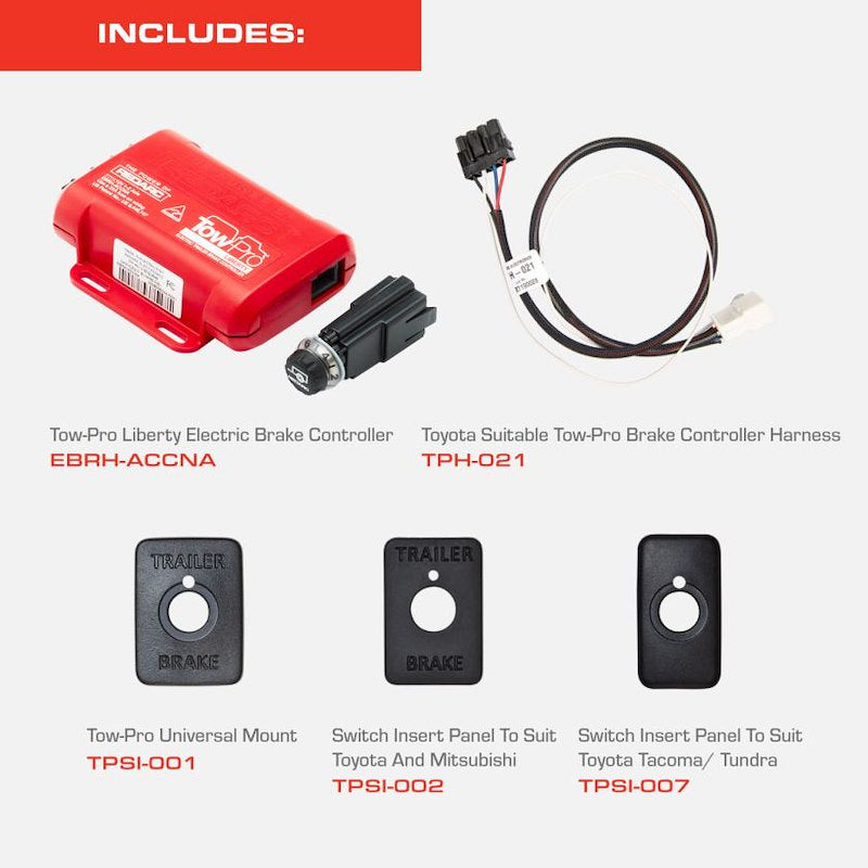 REDARC LandCruiser / Sequoia / 4Runner Brake Controller Kit-Tow-Pro Liberty