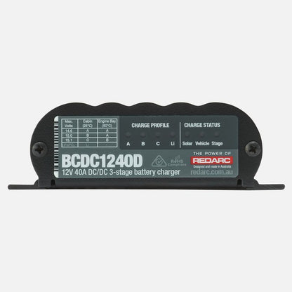 REDARC DUAL INPUT 40A IN-VEHICLE DC BATTERY CHARGER