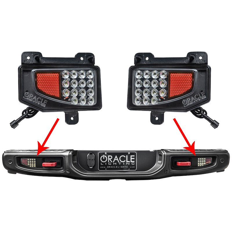 Oracle Rear Bumper LED Reverse Lights w/ Harness