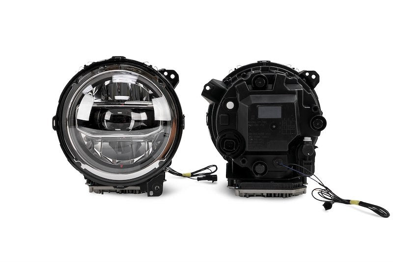 DV8 Offroad JL/JLU & JT LED Headlights | Chrome