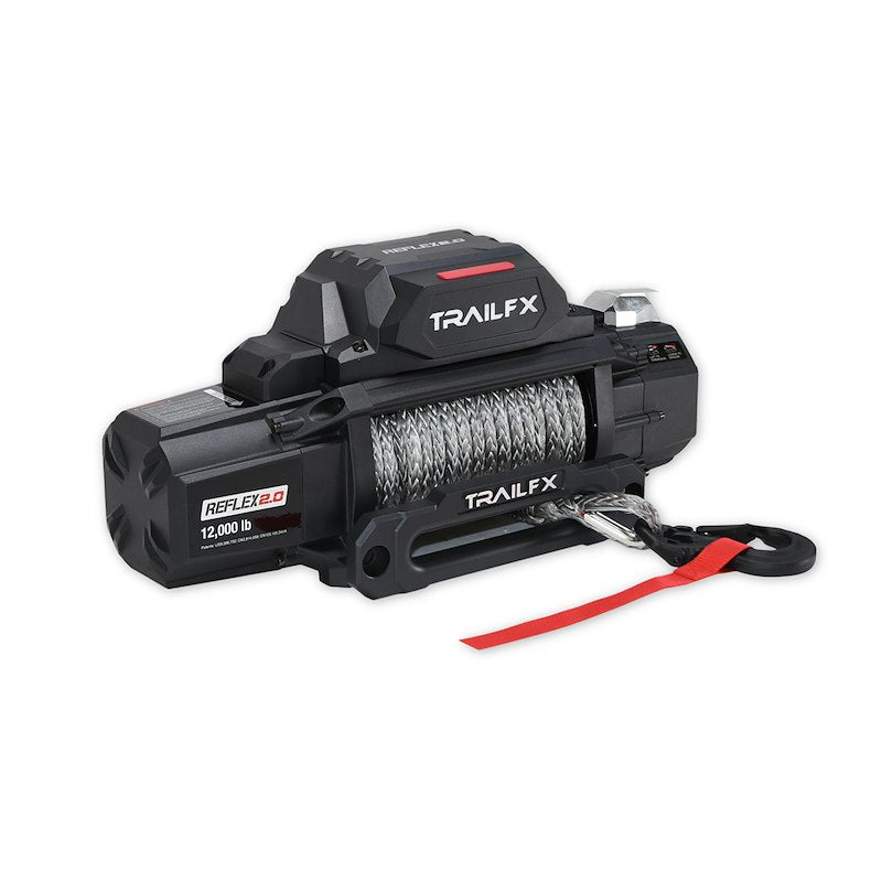 TrailFX Reflex 2.0 Synthetic Rope Winch – 12,000 lb