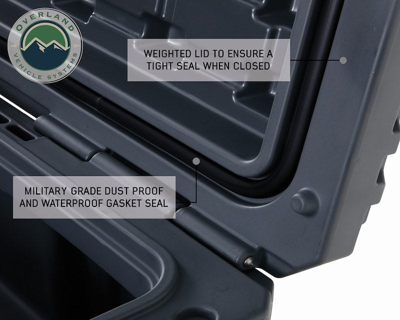 Overland Vehicle Systems Stay Dry With Overland Vehicle Systems 53 Quart Dry Box