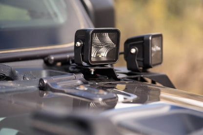 JL (2018-2025) & JT (2020-2025) A-Pillar Dual Pod Light Mounts